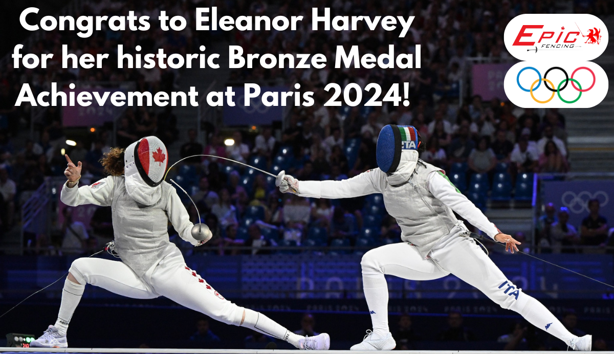 Fencer Eleanor Harvey wins Olympic medal